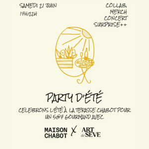 Billet de Participation Tombola ++ | Maison Chabot x Art de Sève